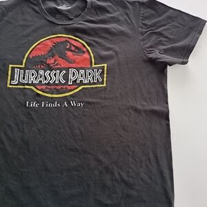 Jurassic Park Black Graphic Tee